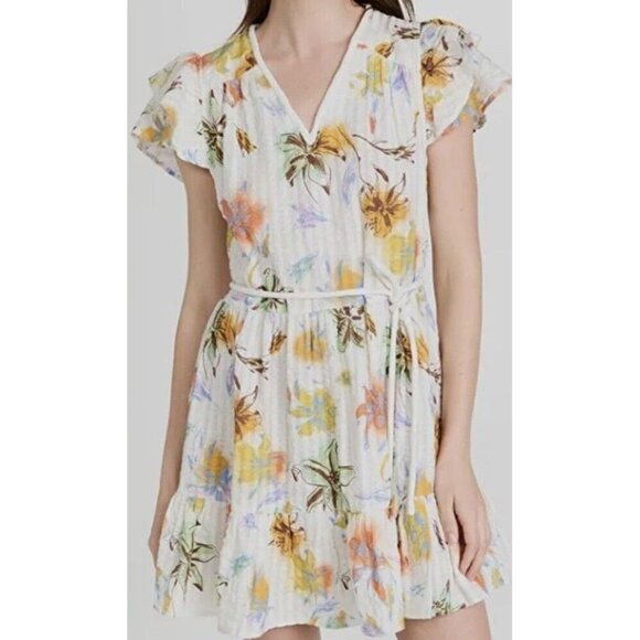 Tanya Taylor Swim Sz 3X Coverup Floral Dress Plus Size Boho Resortwear Designer - Picture 1 of 7